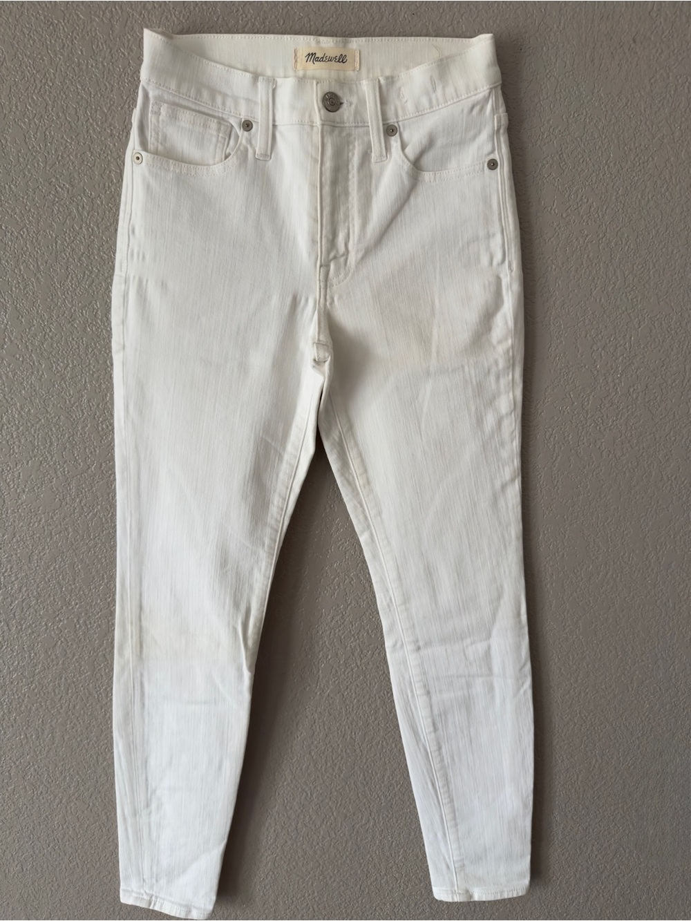 The High-Rise skinny Jean (White)